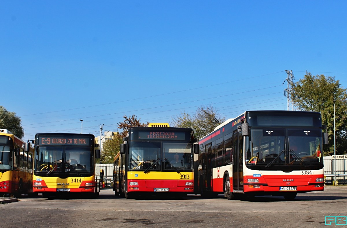 3384, 3913, 3414
Wszystkie typy MAN-ów ze Stalowej.
Słowa kluczowe: LionsCityG 3384 3414 NG313 3913  ZajezdniaStalowa 2018