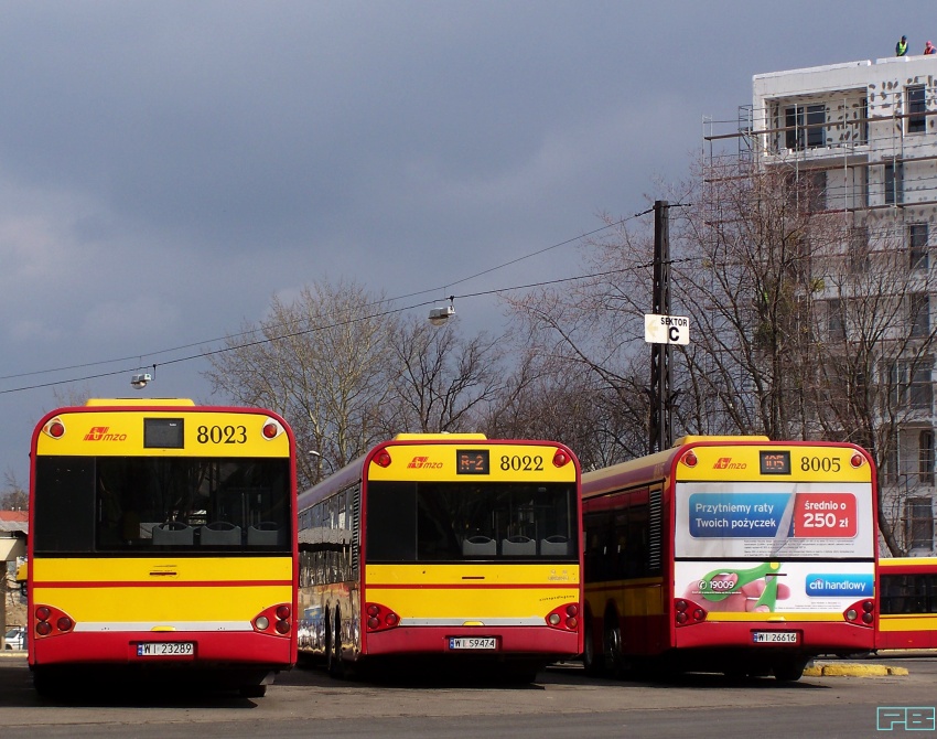 8023, 8022, 8005
Ostrobramska na Kleszczowej.
Słowa kluczowe: MZA R11 SU15 8023 8022 8005 2012