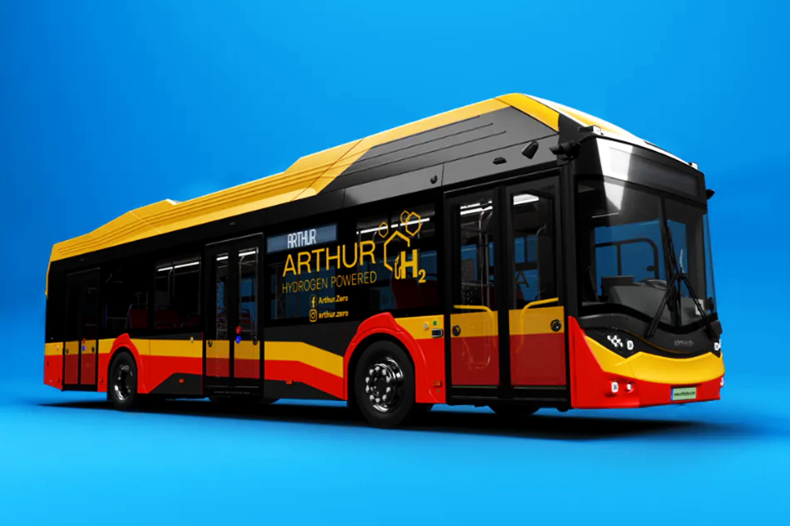 ArthurH2Autobus12
Arthurbus pokazał pierwsze wizualizacje autobusu w ramach partnerstwa wodorowego HySPARK Hydrogen z Orlen i MZA.

Źródło: Arthurbus.
Słowa kluczowe: ArthurH2Autobus12 ArthurbusHySPARKHydrogen 2025